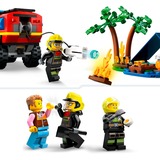 LEGO City Fuoristrada antincendio e gommone di salvataggio, Giochi di costruzione Set da costruzione, 5 anno/i, Plastica, 301 pz, 552 g