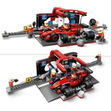 LEGO City Pitstop e meccanici con monoposto Ferrari F1®, Giochi di costruzione Set da costruzione, 6 anno/i, Plastica, 322 pz, 600 g