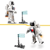 LEGO Creator 31134 Space Shuttle, Set 3 in1 con Astronauta e Astronave Giocattolo, Giochi per Bambini 6+ Idea Regalo Creativa, Giochi di costruzione Set 3 in1 con Astronauta e Astronave Giocattolo, Giochi per Bambini 6+ Idea Regalo Creativa, Set da costruzione, 6 anno/i, Plastica, 144 pz, 209 g
