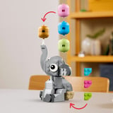 LEGO Elefante bebé fluttuante, Giochi di costruzione Kit di Modellismo per Adulti, Figura di Animale e Accessori, Regalo Neogenitori, Set da costruzione, 18 anno/i, Plastica, 402 pz, 488 g