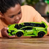 LEGO Technic 42161 Lamborghini Huracán Tecnica, Modellino di Auto da Costruire, Macchina Giocattolo per Bambini, Giochi di costruzione Modellino di Auto da Costruire, Macchina Giocattolo per Bambini, Set da costruzione, 9 anno/i, Plastica, 806 pz, 1,05 kg