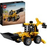 LEGO Technic Scavatrice a Cucchiaia Rovescia, Giochi per Bambini 7+, Veicolo con Escavatore Posteriore, Pala e Stabilizzatori, Giochi di costruzione Giochi per Bambini 7+, Veicolo con Escavatore Posteriore, Pala e Stabilizzatori, Set da costruzione, 7 anno/i, Plastica, 104 pz, 168 g