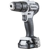 Makita Trapano avvitatore a percussione a batteria HP333DSAW, 12 Volt, Cordless bianco/Nero