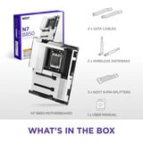 NZXT N7 B850 White, Scheda madre 