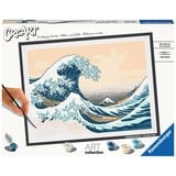 Ravensburger CreArt ART Collection - The Great Wave (Hokusai), Vernice 