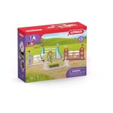 Schleich HORSE CLUB 42612 accessorio per miniature giocattolo Recinzione per personaggio giocattolo, Gioco figura Recinzione per personaggio giocattolo, 5 anno/i, Multicolore