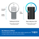 TP-Link Tapo A100, Batteria Nero