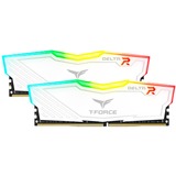 Team Group T-FORCE DELTA RGB TF4D432G3200HC16FDC01 memoria 32 GB 2 x 16 GB DDR4 3200 MHz bianco, 32 GB, 2 x 16 GB, DDR4, 3200 MHz, 288-pin DIMM