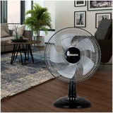 Termozeta TZAZ05, Ventilatore Nero/cromo