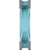 Thermaltake Toughfan 12 Turquoise High Static Pressure Radiator Fan Universale Ventilatore 12 cm Blu 1 pz turchese, Ventilatore, 12 cm, 500 Giri/min, 2000 Giri/min, 58,35 pdc/min, Blu