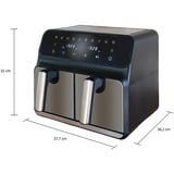 Unold 58685, Friggitrice ad aria calda Nero/in acciaio inox
