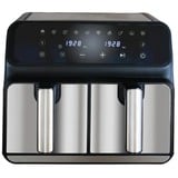 Unold 58685 friggitrice Doppia 8 L Indipendente 1700 W Friggitrice ad aria calda Nero, Grigio Nero/in acciaio inox, Friggitrice ad aria calda, 8 L, 60 °C, 200 °C, 60 min, Doppia