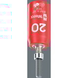 Wera 8100 SA VDE 1 Set di cricchetti Zyklop, 1/4", Set di strumenti Nero/Verde