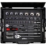 Wiha Set di chiavi a bussola e punte 1/4" e 1/2", 60 pezzi, chiave combinata   