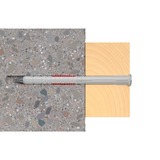 fischer Tassello a gambo lungo DuoXpand 10x120 T R grigio chiaro/Rosso