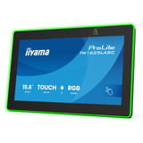 iiyama TW1625LASC-B3PNR espositore per sale riunioni 39,6 cm (15.6") 1920 x 1080 Pixel LED Wi-Fi 6 (802.11ax), Wi-Fi 5 (802.11ac), Wi-Fi 4 (802.11n), 802.11g, 802.11a, 802.11b Nero Bluetooth, Public Display Nero (opaco), 39,6 cm (15.6"), 1920 x 1080 Pixel, LED, 0,1792 x 0,1792 mm, 20 ms, 390 cd/m²
