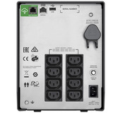APC SMC1000IC gruppo di continuità (UPS) A linea interattiva 1 kVA 600 W 8 presa(e) AC Nero, A linea interattiva, 1 kVA, 600 W, Sinusoidale, 170 V, 300 V