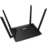 ASUS RT-AX53U router wireless Gigabit Ethernet Dual-band (2.4 GHz/5 GHz) 4G Nero Nero, Wi-Fi 6 (802.11ax), Dual-band (2.4 GHz/5 GHz), Collegamento ethernet LAN, 3G, Nero, Router da tavolo