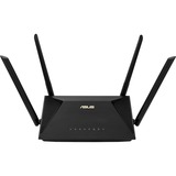 ASUS RT-AX53U router wireless Gigabit Ethernet Dual-band (2.4 GHz/5 GHz) 4G Nero Nero, Wi-Fi 6 (802.11ax), Dual-band (2.4 GHz/5 GHz), Collegamento ethernet LAN, 3G, Nero, Router da tavolo