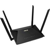 ASUS RT-AX53U router wireless Gigabit Ethernet Dual-band (2.4 GHz/5 GHz) Nero Nero, Wi-Fi 6 (802.11ax), Dual-band (2.4 GHz/5 GHz), Collegamento ethernet LAN, 3G, Nero, Router da tavolo