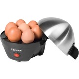 Bestron AEC700 Pentolino per uova 7 uovo/uova 350 W Nero, Acciaio inossidabile argento/Nero, 520 g, 165 mm, 165 mm, 175 mm, 220 - 240 V, 50/60 Hz