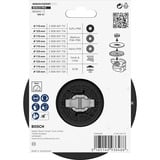 Bosch 2 608 601 712 accessorio per smerigliatrice Platorello, Platorello per levigatrice Platorello, 11,5 cm, Bosch, Nero, 13300 Giri/min, Plastica