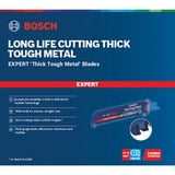 Bosch 2 608 900 366 lama per sega a gattuccio, sega a traforo e sega universale Lama per sega universale Carburo 3 pz Lama per sega universale, Ghisa, Acciaio, Carburo, Blu, 10 cm, 3 mm