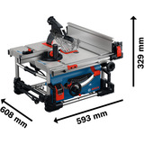 Bosch Sega circolare da banco GTS 70-216 Professional, Sega circolare da tavolo blu/Argento