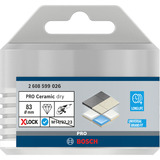 Bosch X-LOCK Fresa per scanalature a T, Trapano Fresa per scanalature a T, Diamond, Ceramica, 8,3 cm, 3,5 cm