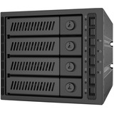Chieftec CMR-3141SAS pannello drive bay Nero, Copri forno Nero, Nero, SECC, 1 ventola(e), 8 cm, 12 Gbit/s, 146 mm