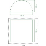 Coleman Event Dome Shelter L, Padiglione celeste/grigio