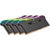 Corsair Vengeance CMH32GX4M4E3200C16 memoria 32 GB 4 x 8 GB DDR4 3200 MHz Nero, 32 GB, 4 x 8 GB, DDR4, 3200 MHz, 288-pin DIMM