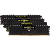 Corsair Vengeance LPX 64GB DDR4-2400 memoria 4 x 16 GB 2400 MHz Nero, 64 GB, 4 x 16 GB, DDR4, 2400 MHz, 288-pin DIMM, Nero