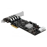 DeLOCK PCIe x4 a 4x USB 3.2 Gen 1 ext. Quad Channel, Controller USB 