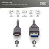 Digitus Cavo di collegamento USB 3.2 Gen 2 USB-A > USB-C Nero