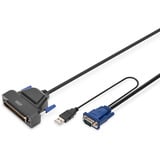 Digitus DS-72221-1GE, Switch KVM Nero