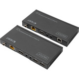Digitus Set extender HDMI KVM 4K HDBaseT, Estensione HDMI Nero