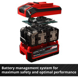 EINHELL Batteria Power-X-Change Plus Multi-Ah 18 Volt 5,0 a 8,0 Ah rosso/Nero