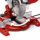 Einhell TH-MS 2112 5000 Giri/min 1600 W rosso/Nero, 5000 Giri/min, 120 x 55 mm, 80 x 55 mm, 120 x 32 mm, 80 x 32 mm, AC