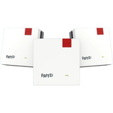 FRITZ! Set 1700 confezione da 3, Ripetitore bianco/grigio, Mesh Set 20003133, Bianco, Interno, Dual-band (2.4 GHz/5 GHz), Wi-Fi 7 (802.11be), 3600 Mbit/s, 802.11a, 802.11g, Wi-Fi 4 (802.11n), Wi-Fi 5 (802.11ac), Wi-Fi 6 (802.11ax), Wi-Fi 7 (802.11be)