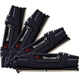 G.Skill Ripjaws V F4-3600C14Q-32GVKA memoria 32 GB 4 x 8 GB DDR4 3600 MHz Nero, 32 GB, 4 x 8 GB, DDR4, 3600 MHz, 288-pin DIMM