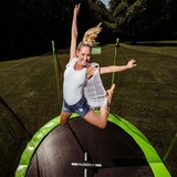 HUDORA Fabulous Trampolino 300, Attrezzature per il fitness Nero/Giallo