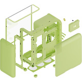 HYTE X50, Chassis Tower verde chiaro