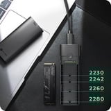 ICY BOX Spade Case 1806, Disk enclosure Nero