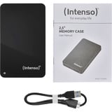 Intenso 2,5" Memory Case disco rigido esterno 5000 GB Nero, Hard-disk Nero, 5" Memory Case, 5000 GB, 2.5", 3.2 Gen 1 (3.1 Gen 1), 5400 Giri/min, Nero