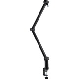 Kensington Braccio A1020, Supporto Nero, Asta di supporto per microfono, Base di supporto da tavolo, Nero, Alluminio, Plastica, Acciaio, Acciaio, 3/8"