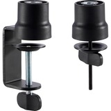 Kensington Braccio A1020, Supporto Nero, Asta di supporto per microfono, Base di supporto da tavolo, Nero, Alluminio, Plastica, Acciaio, Acciaio, 3/8"