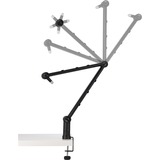 Kensington Braccio A1020, Supporto Nero, Asta di supporto per microfono, Base di supporto da tavolo, Nero, Alluminio, Plastica, Acciaio, Acciaio, 3/8"