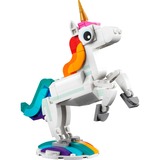 LEGO Creator 3-in-1 Unicorno magico, Giochi di costruzione Set da costruzione, 7 anno/i, Plastica, 145 pz, 215 g