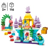 LEGO DUPLO Il magico palazzo sottomarino di Ariel, Giochi di costruzione Set da costruzione, 2 anno/i, Plastica, 116 pz, 1,97 kg